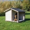 Trixie Natura Log Cabin With Porch Dog Kennel