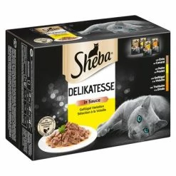 Sheba Pouches Select Slices In Gravy Saver Pack 96 X 85g -Zooplus Sales Shop 107296 pla sheba multipack delikatesse in sauce 2