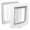 Trixie 4-Way Cat Flap With Tunnel -Zooplus Sales Shop 108367 pla trixie 4wege freilauftur tunnel white hs 01 8