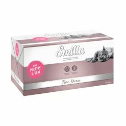 Smilla Fine Menu Saver Pack 24 X 100g -Zooplus Sales Shop 108598 pla finemen gefl gelkalb 8x100g 0
