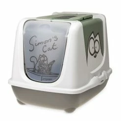 Simon's Cat Hooded Filter Litter Tray 15 Simon's Cat Hooded Filter Litter Tray -Zooplus Sales Shop 110110 karlie simonscat katzentoillette grau hs 02 1