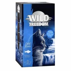 Wild Freedom Adult Trays Saver Pack 24 X 85g -Zooplus Sales Shop 111605 pla wildfreedom coldriver 6x85g 0