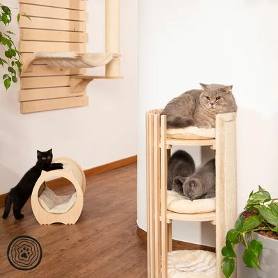 Natural Paradise Scratching Mat Cat Bed - Peony 8 Natural Paradise Scratching Mat Cat Bed - Peony - Image 6