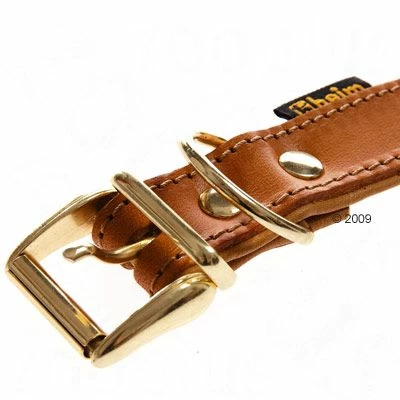 Heim Buffalo Dog Collar - Cognac 6 Heim Buffalo Dog Collar - Cognac - Image 4
