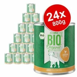 Zooplus Bio Adult Organic Saver Pack 24 X 800g