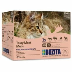 Bozita Chunks In Jelly Pouches 12 X 85g -Zooplus Sales Shop 128298 pla bozita meat in jelly 12x85g 2