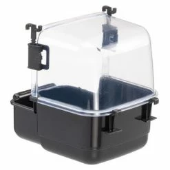 Ferplast Large Parakeet Bird Bath, Black -Zooplus Sales Shop 1366062 ferplast gro sittich vogelbad hs 07 1