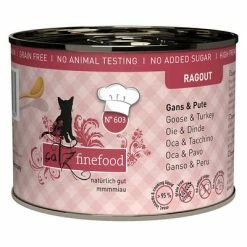 Catz Finefood Ragout 6 X 190g 16 Catz Finefood Ragout 6 X 190g -Zooplus Sales Shop 139998 pla pets nature catz finefood ragout 6x180g 603 gans pute hs 01 1