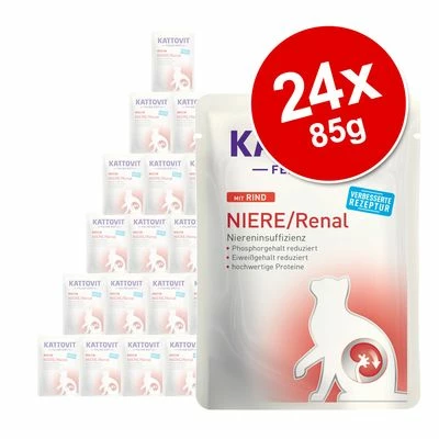 Kattovit Renal Pouches 24 X 85g 3 Kattovit Renal Pouches 24 X 85g