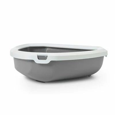 Savic Rincon Corner Litter Tray With Border - Image 2