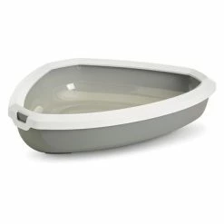 Savic Rincon Corner Litter Tray With Border