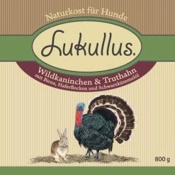 Lukullus Wild Rabbit & Turkey -Zooplus Sales Shop 152562 800g wil trut 1