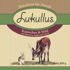 Lukullus Rabbit & Game -Zooplus Sales Shop 152568 800g kan lamm 1
