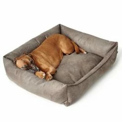 Hunter Bologna Dog Sofa - Stone -Zooplus Sales Shop 163796 hunter hundesofa bologna stein dog 90x70cm hs 07 1