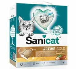 Sanicat Active Gold Clumping Cat Litter