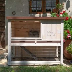 Ferplast Small Pet Hutch Ranch 100 Basic -Zooplus Sales Shop 169805 ferplast kleintierstall ranch 100 basic hs 03 2