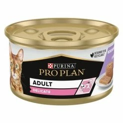 24 X 85g Purina Pro Plan Wet Cat Food - 20 + 4 Free!* -Zooplus Sales Shop 171797 pla purina proplan cat delicate 24x85g hs 01 3