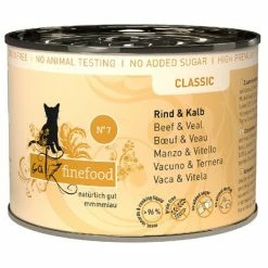 Catz Finefood Can Mixed Trial Pack 6 X 200g -Zooplus Sales Shop 172197 pla petsnature catzfinefood rindkalb 200g 1