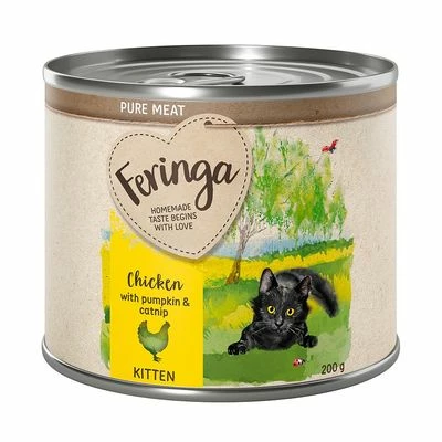 Feringa Pure Meat Kitten 6 X 200g 3 Feringa Pure Meat Kitten 6 X 200g