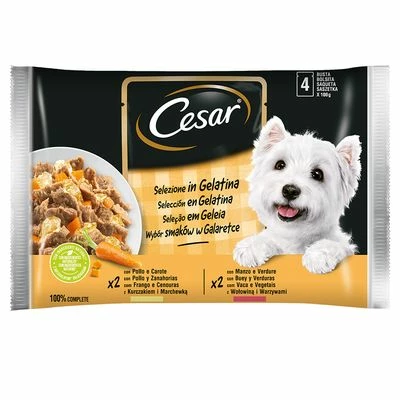 Cesar Pouches Deliciously Fresh Selection In Jelly Saver Packs - Image 2