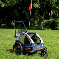 HAFENBANDE Cabby M Bicycle Trailer Incl. 2 Couplings -Zooplus Sales Shop 185096 hafenbande fahrradanhaenger m htb2103 hs31 0