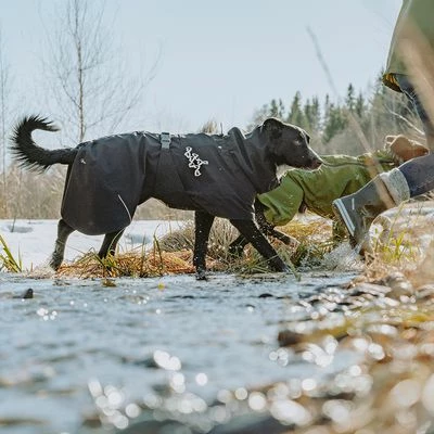 Hurtta Bare Raincoat Coal - Image 4