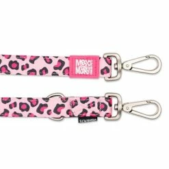 Max & Molly Pink Leopard Multifunctional Lead -Zooplus Sales Shop 190422 190423 190996 pla maxnmolly multifunktionsleine leopardpink hs 03 3