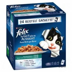 Felix As Good As It Looks In Jelly 24 X 85g -Zooplus Sales Shop 190685 24sogut fischauswahl 7