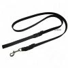Heim Plaited Leather Dog Lead - Black -Zooplus Sales Shop 192938 heim soft leine 1 1