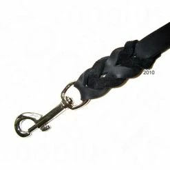 Heim Plaited Leather Dog Lead - Black -Zooplus Sales Shop 192938 heim soft leine 2 1