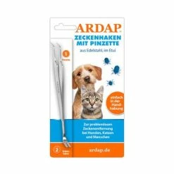 Ardap Tick Hook With Tweezers -Zooplus Sales Shop 193296 pla ardap zeckenhaken pinzette dog hs 01 3