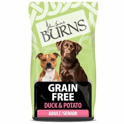 Burns Free From Adult Dry Dog Food – Duck & Potato 3 Burns Free From Adult Dry Dog Food – Duck & Potato