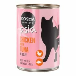 Cosma Asia In Jelly Saver Pack 12 X 400g -Zooplus Sales Shop 1 55136 pla cosma asia chickentuna 400g 7