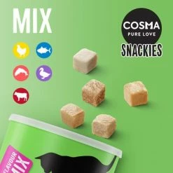 Cosma Snackies Maxi Tube Saver Pack -Zooplus Sales Shop 1 81654 cosma snackies foodboard mix maxitube 1000x1000 5