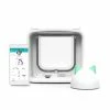 SureFlap Microchip Cat Flap Connect -Zooplus Sales Shop 1 idscfwt front with en app and hub 2