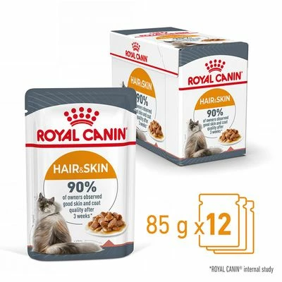 Royal Canin Hair & Skin Care In Gravy 4 Royal Canin Hair & Skin Care In Gravy - Image 2