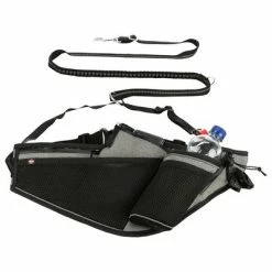 Trixie Jogging Belt With Leash - Grey/ Black 13 Trixie Jogging Belt With Leash - Grey/ Black -Zooplus Sales Shop 203777 trixie jogginggurt leine grauschwarz hs 05 8