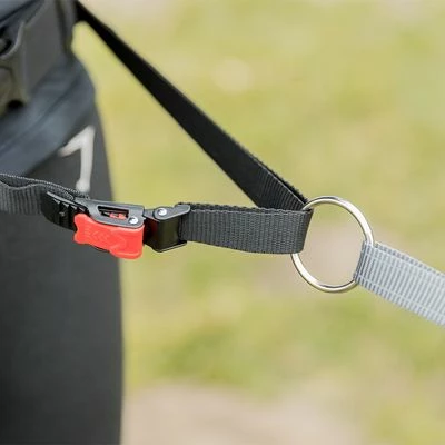 Trixie Jogging Belt With Leash - Grey/ Black 10 Trixie Jogging Belt With Leash - Grey/ Black - Image 8