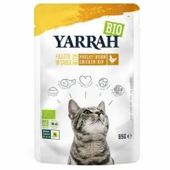 Yarrah Organic Fillets In Sauce – Saver Pack 28 X 85g 8 Yarrah Organic Fillets In Sauce – Saver Pack 28 X 85g -Zooplus Sales Shop 203818 pla yarrah biofilets sosse huhn 85g hs 01 0
