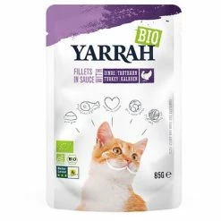 Yarrah Organic Fillets In Sauce – Saver Pack 28 X 85g 9 Yarrah Organic Fillets In Sauce – Saver Pack 28 X 85g -Zooplus Sales Shop 203901 pla yarrah biofilets sosse truthahn 85g hs 01 0