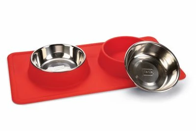 Karlie Stainless Steel Silicone Dex Diner Set Dog Bowl 7 Karlie Stainless Steel Silicone Dex Diner Set Dog Bowl - Image 5