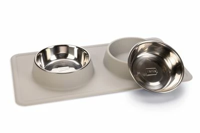 Karlie Stainless Steel Silicone Dex Diner Set Dog Bowl 9 Karlie Stainless Steel Silicone Dex Diner Set Dog Bowl - Image 7
