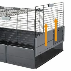 Ferplast Small Animal Cage Multipla Double 17 Ferplast Small Animal Cage Multipla Double -Zooplus Sales Shop 217880 221398 221399 ferplast kleintierk fig multipla double hs 10 0