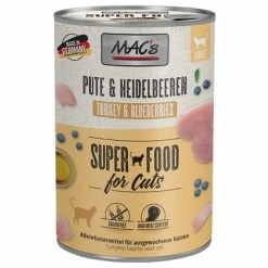 MAC's Cat 6 X 400g -Zooplus Sales Shop 217997 pla macs katzenfutter pute heidelbeeren 400g hs 01 7