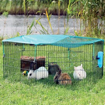 Trixie Young Animal Run With Protective Net 4 Trixie Young Animal Run With Protective Net - Image 2