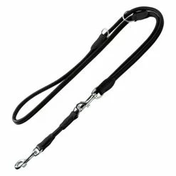 HUNTER Round & Soft Dog Lead - Black -Zooplus Sales Shop 24537 PLA Hunter Fuehrleine Round Soft Elk schwarz 2