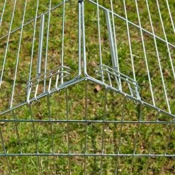 Kerbl Luxus Metal Run With Pitched Roof -Zooplus Sales Shop 248789 freilaufgehege 4eck spitz 3 1