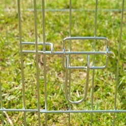 Kerbl Luxus Metal Run With Pitched Roof -Zooplus Sales Shop 248789 freilaufgehege 4eck spitz 5 4