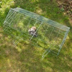 Kerbl Luxus Metal Run With Pitched Roof -Zooplus Sales Shop 248789 freilaufgehege 4eck spitz 6 3