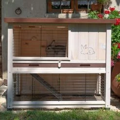 Ferplast Rabbit Hutch Ranch 100 Basic 11 Ferplast Rabbit Hutch Ranch 100 Basic -Zooplus Sales Shop 251796 ferplast kaninchenstall ranch 100basic hs 02 1